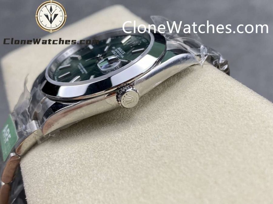 Rolex Super Clone Watches 1:1 DateJust Green Dial M126300 - 0019 41MM Oyster 3235 Movement - Image 6
