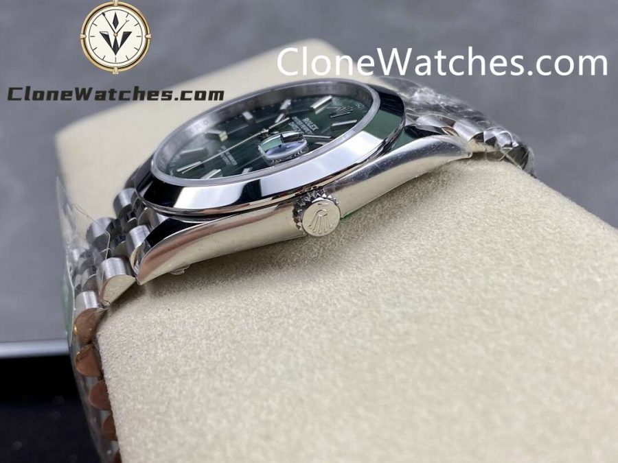 Rolex Super Clone Watches 1:1 DateJust Green Dial m126300-0020 Jubilee 41MM 3235 Movement - Image 6