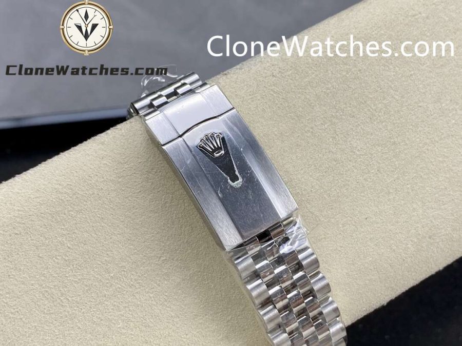 Rolex Super Clone Watches 1:1 DateJust Grey Roman Dial m126300-0014 Jubilee 41MM 3235 Movement - Image 8