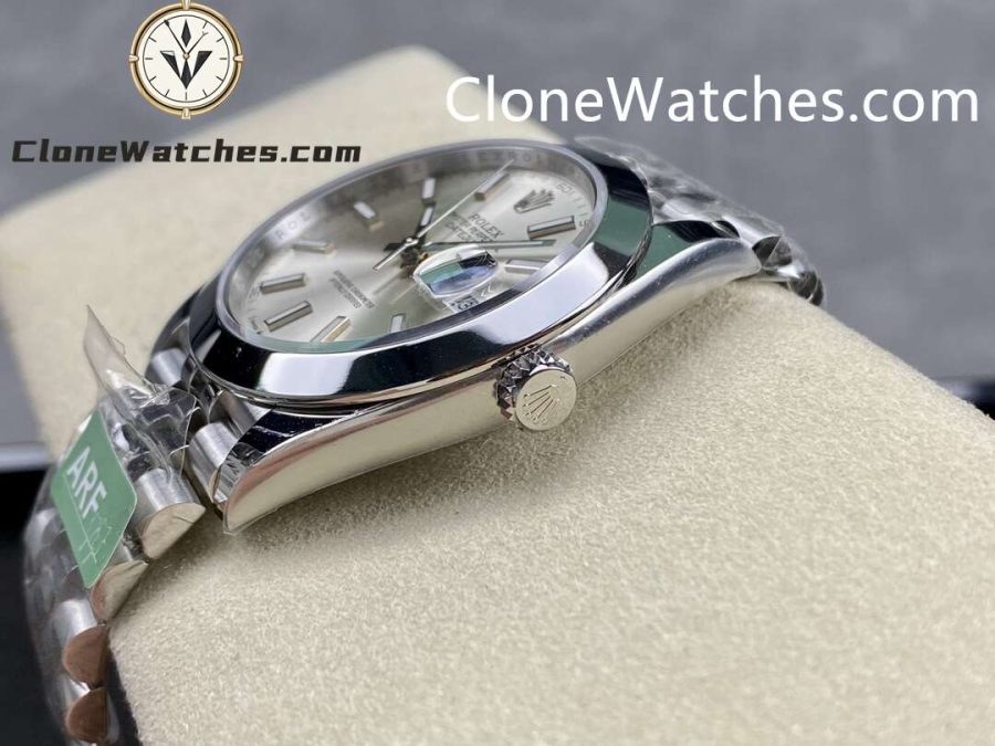 Rolex Super Clone Watches 1:1 DateJust Silver Dial m126300-0008 Jubilee 41MM 3235 Movement - Image 6
