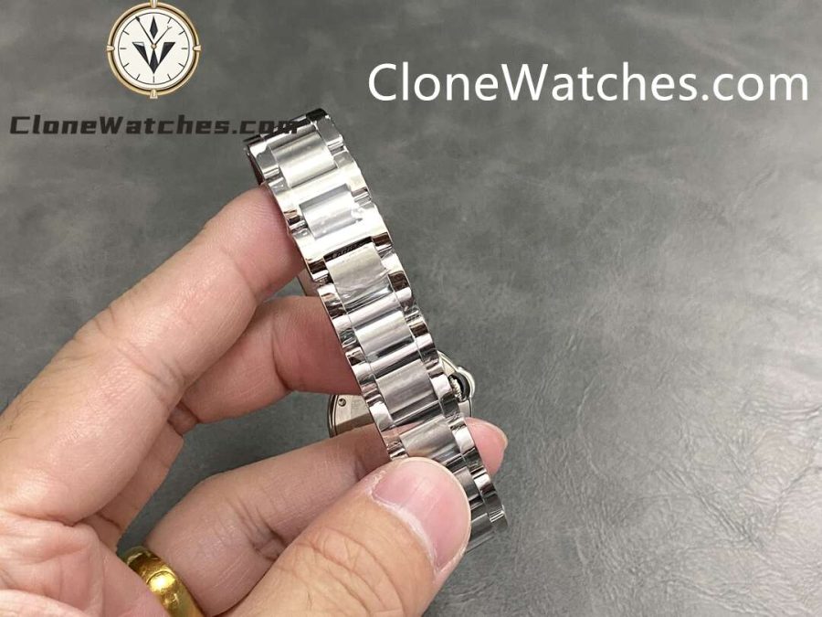Cartier Super Clone Watches 1:1 Ballon Bleu de W6920038 Pink Dial 28mm - Image 9