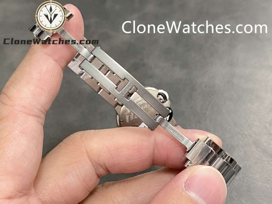 Cartier Super Clone Watches 1:1 Ballon Bleu de W6920038 Pink Dial 28mm - Image 8