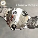 Cartier Super Clone Watches 1:1 Ballon Bleu de WE902073 Silver Plated Dial 28mm - Image 7