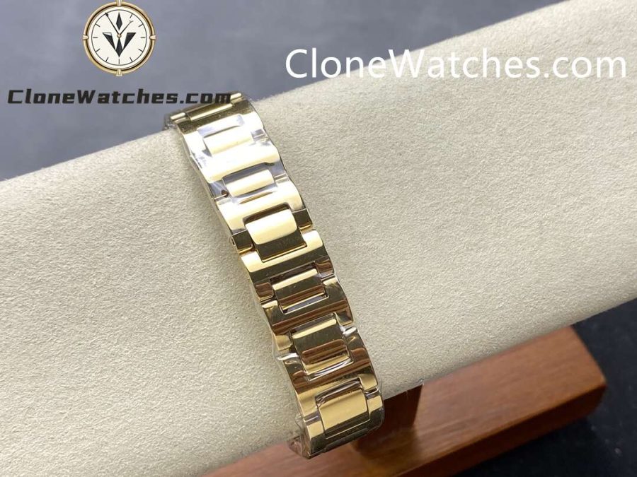 Cartier Super Clone Watches 1:1 Ballon Bleu de 18K Gold W69001Z2 Silver Dial 28mm - Image 3