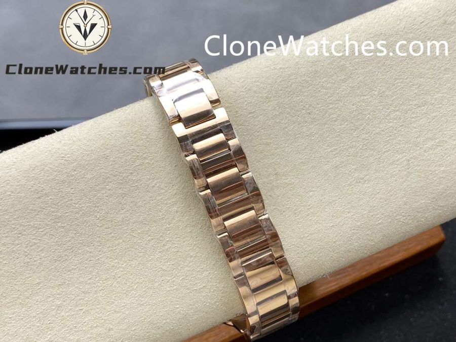 Cartier Super Clone Watches 1:1 Ballon Bleu de Rose Gold WJBB0016 Silver Dial 28mm - Image 6