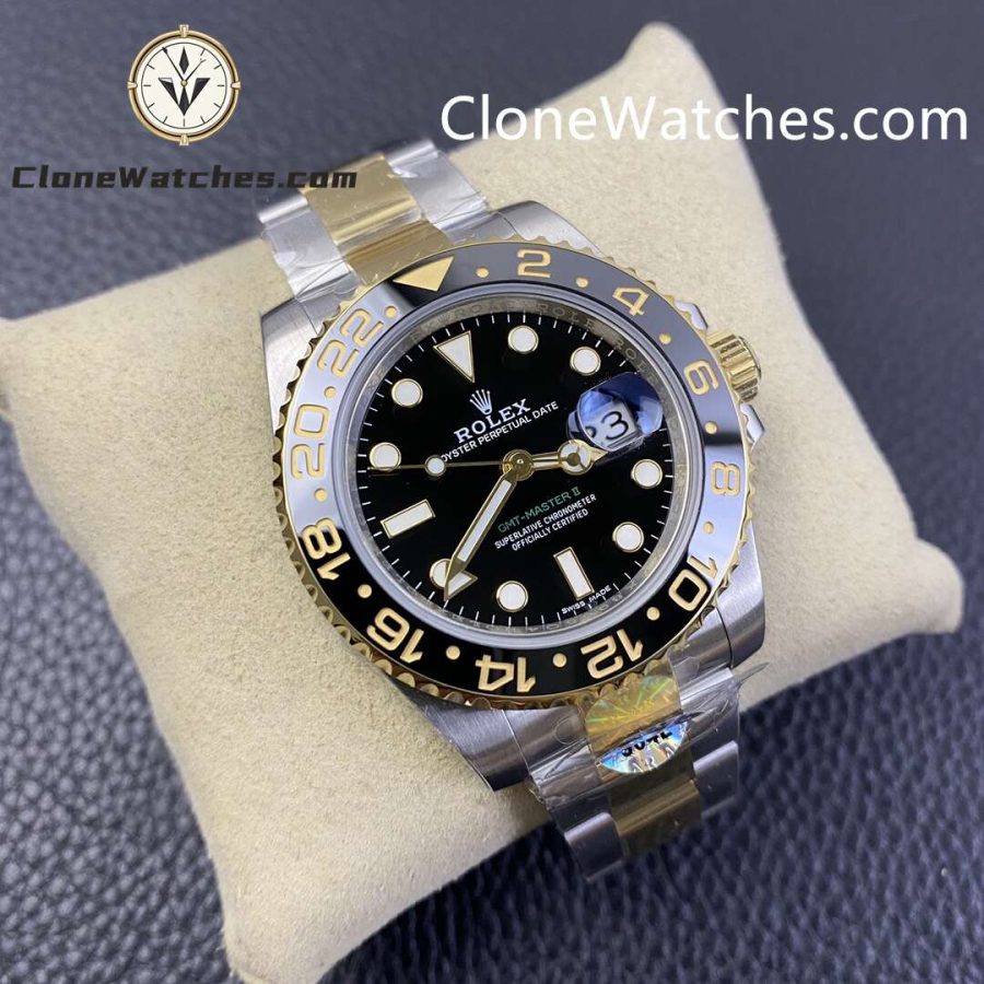 Rolex Super Clone Watches 1:1 GMT Master  II 116713-LN-78203 Oyster 3186 Movement - Image 2