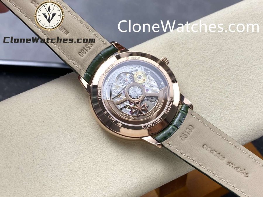 Vacheron Constantin Super Clone Watches 1:1 Patrimony 85180/000R-H116 White Dial - Image 7