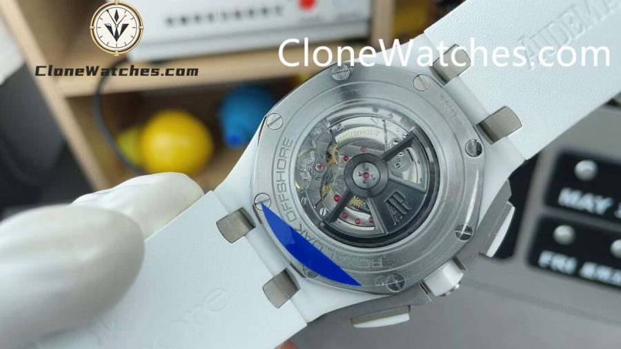 Audemars Piguet Super Clone Watches 1:1 Royal Oak Offshore Chronograph White Ceramic 26402CB 44MM - Image 7