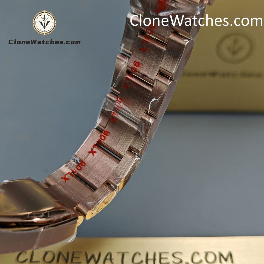 Rolex Super Clone Watches 1:1 Daytona Rose Gold Brown Dial M126505-0005 4131 Movement - Image 9