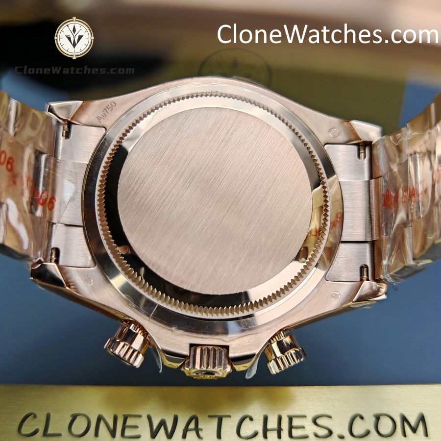 Rolex Super Clone Watches 1:1 Daytona Rose Gold Brown Dial M126505-0005 4131 Movement - Image 10