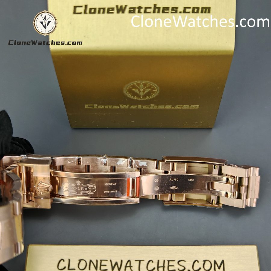 Rolex Super Clone Watches 1:1 Daytona Rose Gold Brown Dial M126505-0005 4131 Movement - Image 11