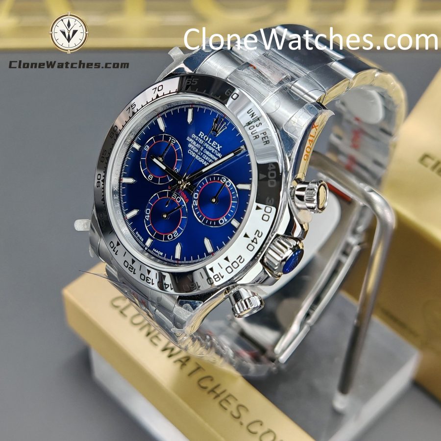 Rolex Super Clone Watches 1:1 Daytona Blue Dial M126509-0005 4131 Movement - Image 3