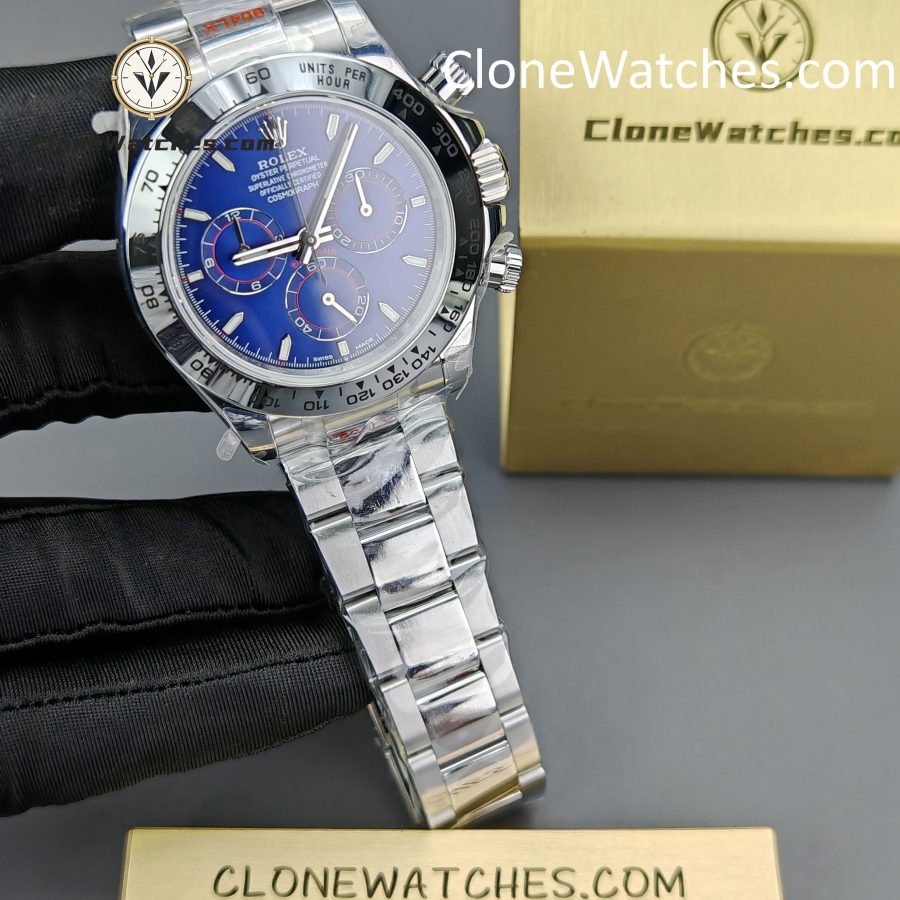 Rolex Super Clone Watches 1:1 Daytona Blue Dial M126509-0005 4131 Movement - Image 4