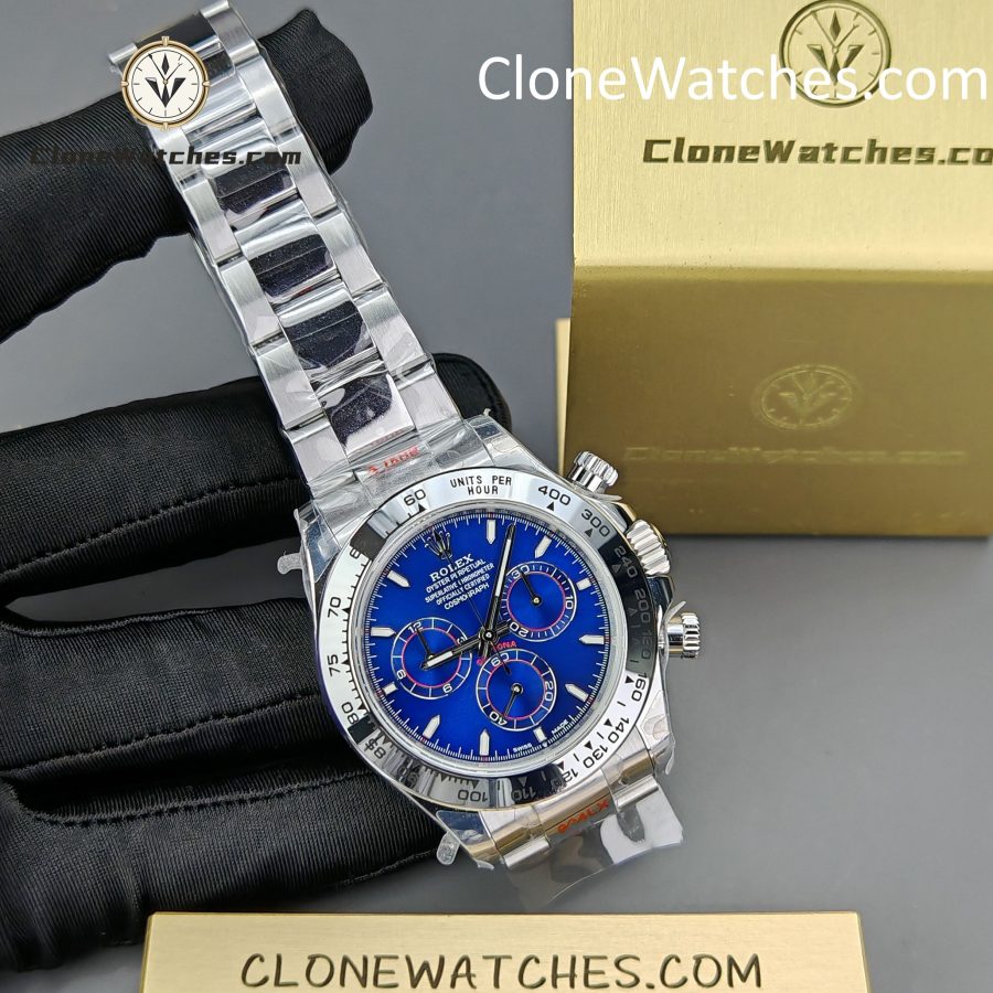 Rolex Super Clone Watches 1:1 Daytona Blue Dial M126509-0005 4131 Movement - Image 5