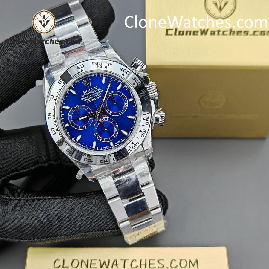 Rolex Super Clone Watches 1:1 Daytona Blue Dial M126509-0005 4131 Movement - Image 6