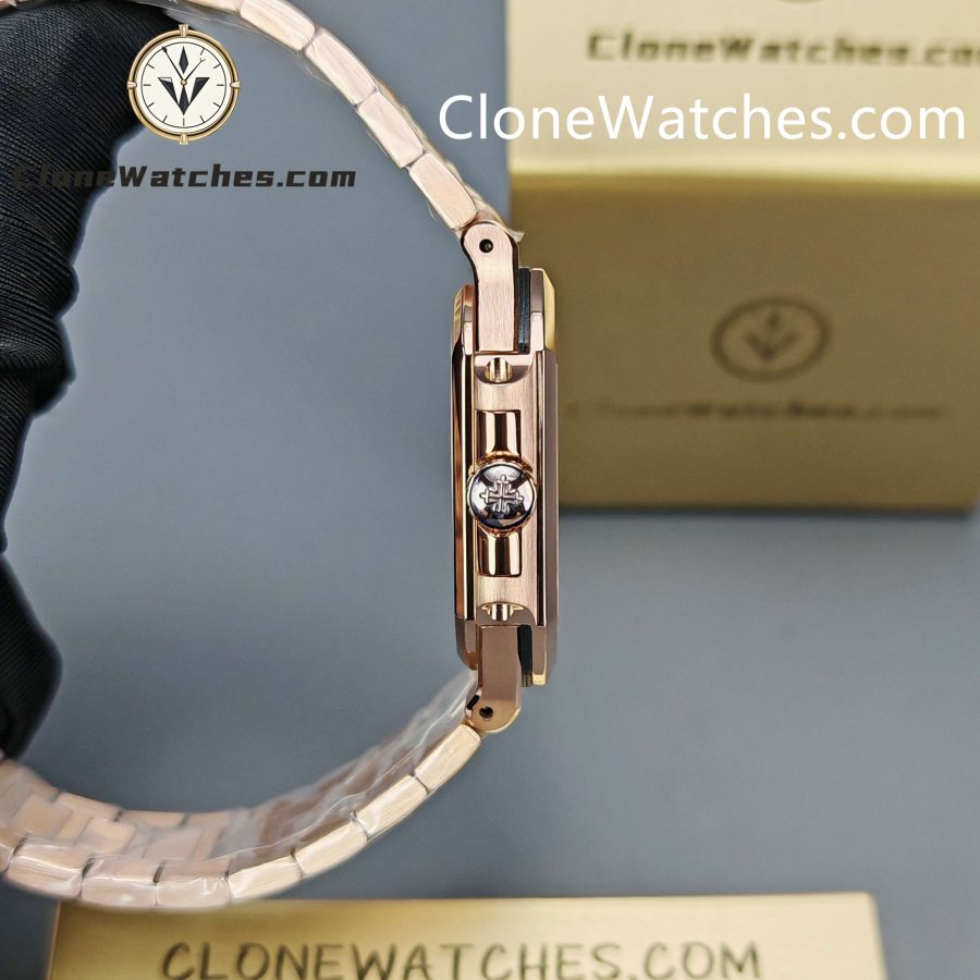 Patek Philippe Super Clone Watches 1:1 CUBITUS Rose Gold 7128/1R-001 Brown Dial - Image 7