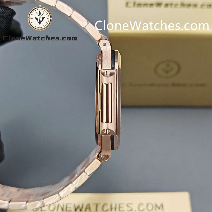 Patek Philippe Super Clone Watches 1:1 CUBITUS Rose Gold 7128/1R-001 Brown Dial - Image 8