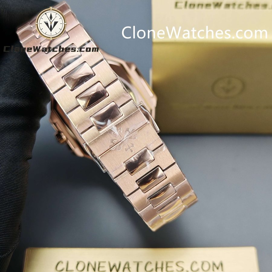 Patek Philippe Super Clone Watches 1:1 CUBITUS Rose Gold 7128/1R-001 Brown Dial - Image 14
