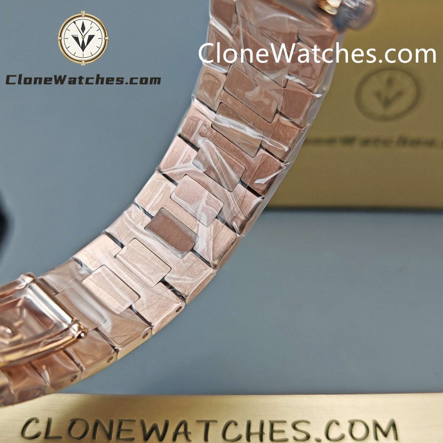 Patek Philippe Super Clone Watches 1:1 CUBITUS Rose Gold 7128/1R-001 Brown Dial - Image 11
