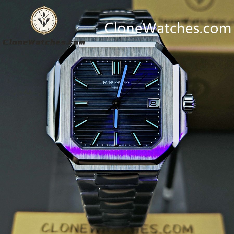 Patek Philippe Super Clone Watches 1:1 CUBITUS 7128/1G-001 Blue Dial - Image 2