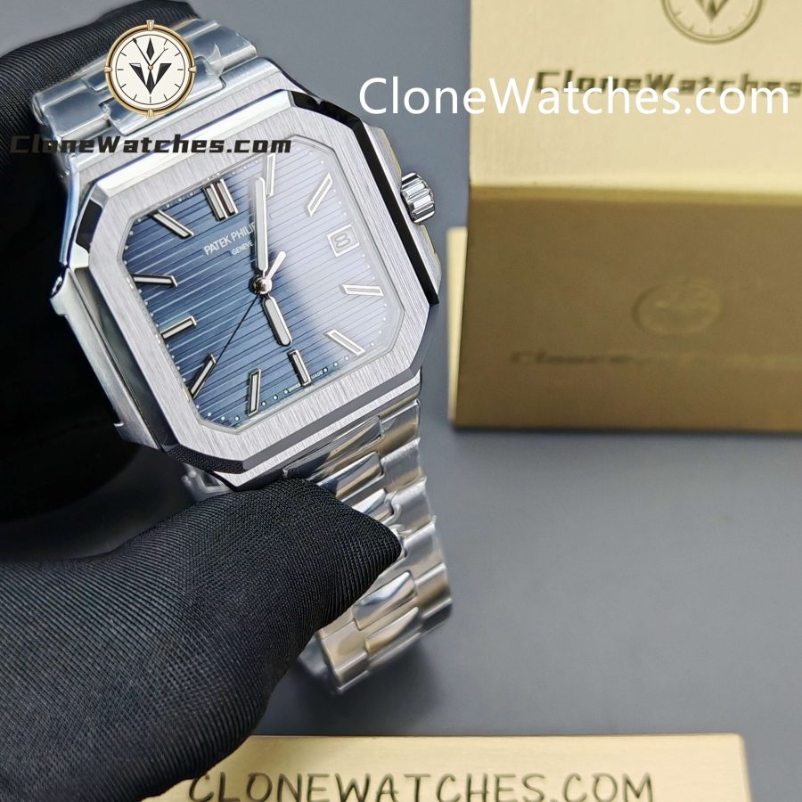Patek Philippe Super Clone Watches 1:1 CUBITUS 7128/1G-001 Blue Dial - Image 4