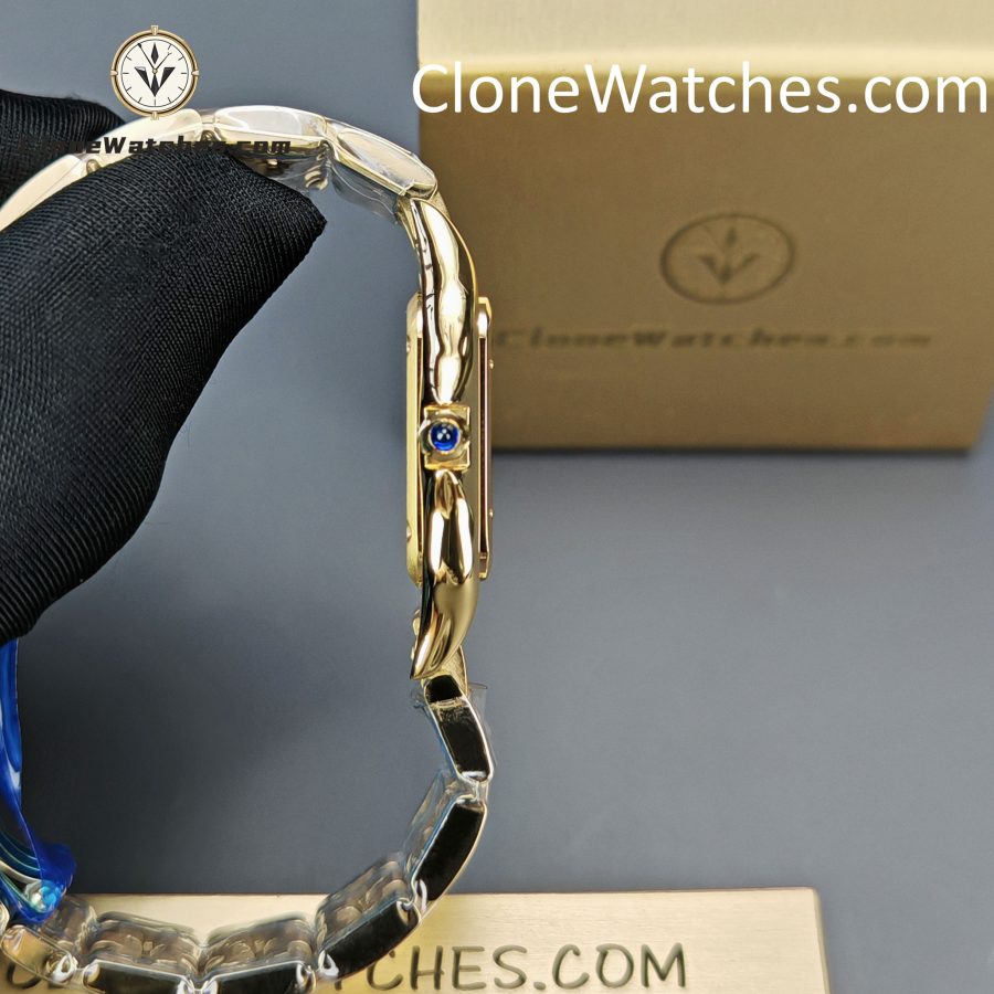 Cartier Super Clone Watches 1:1 PANTHÈRE DE CARTIER White Dial 27mm x37mm WGPN0009 - Image 8