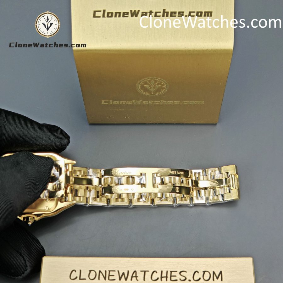 Cartier Super Clone Watches 1:1 PANTHÈRE DE CARTIER White Dial 27mm x37mm WGPN0009 - Image 10