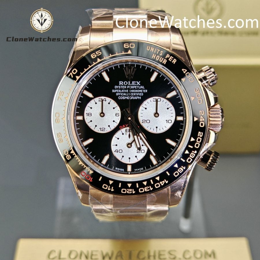 Rolex Super Clone Watches 1:1 Le Mans Daytona 100 Years Anniversary Rose Gold 4132 Movement