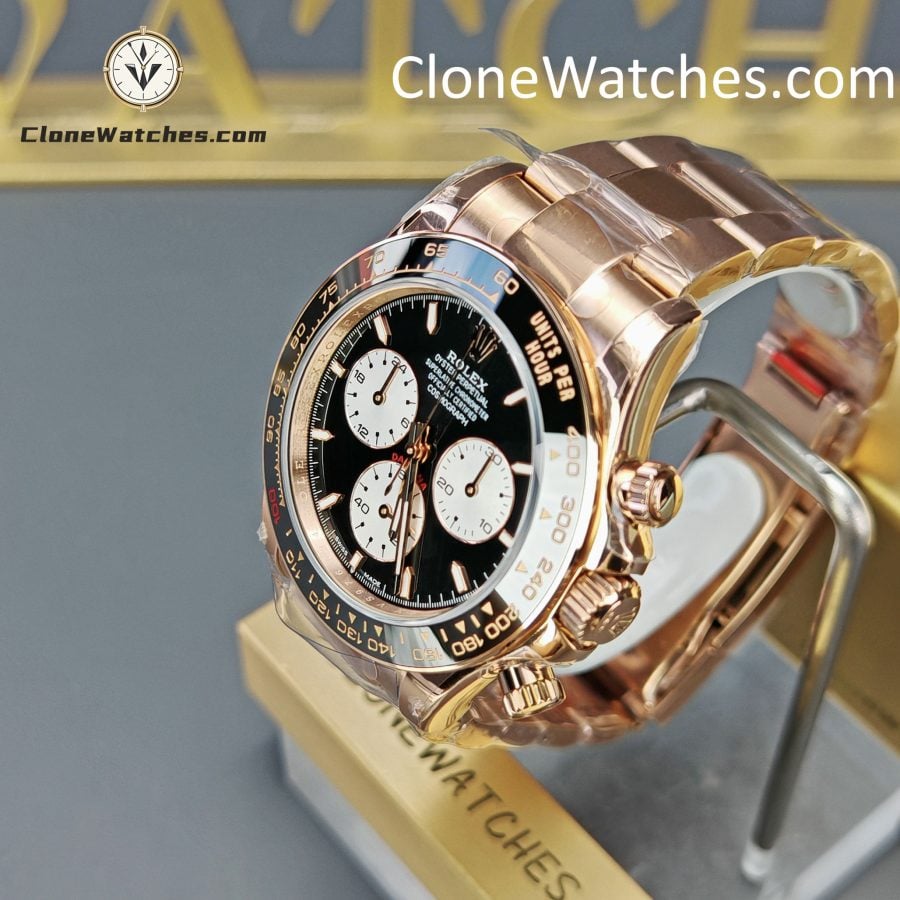 Rolex Super Clone Watches 1:1 Le Mans Daytona 100 Years Anniversary Rose Gold 4132 Movement - Image 3