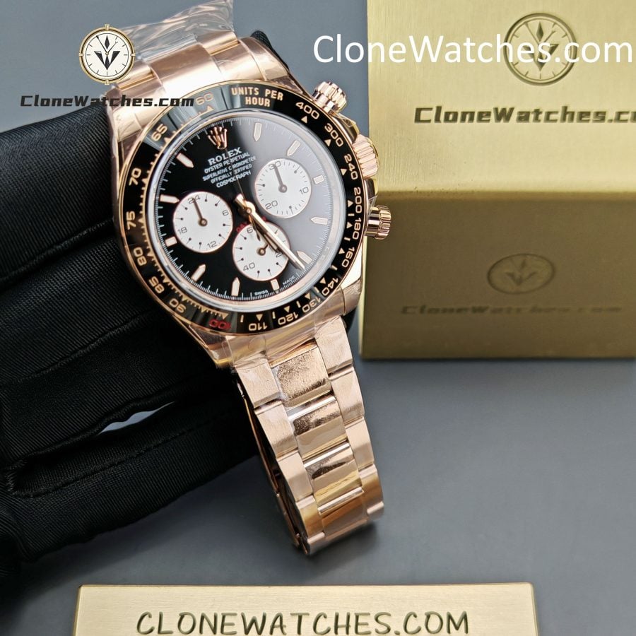 Rolex Super Clone Watches 1:1 Le Mans Daytona 100 Years Anniversary Rose Gold 4132 Movement - Image 4