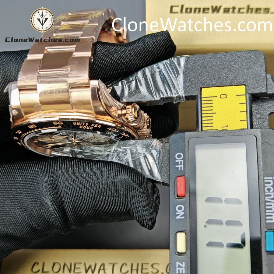 Rolex Super Clone Watches 1:1 Le Mans Daytona 100 Years Anniversary Rose Gold 4132 Movement - Image 17