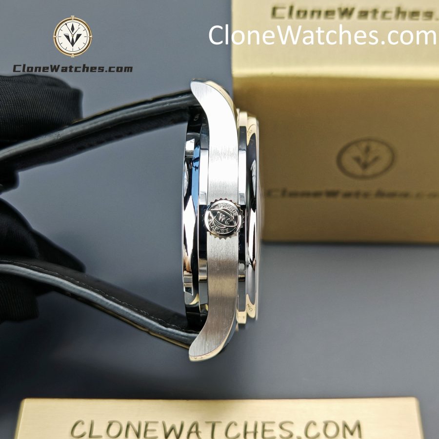 IWC Super Clone Watches 1:1 Portugieser Automatic 42MM Burgundy Dial IW500714 - Image 6