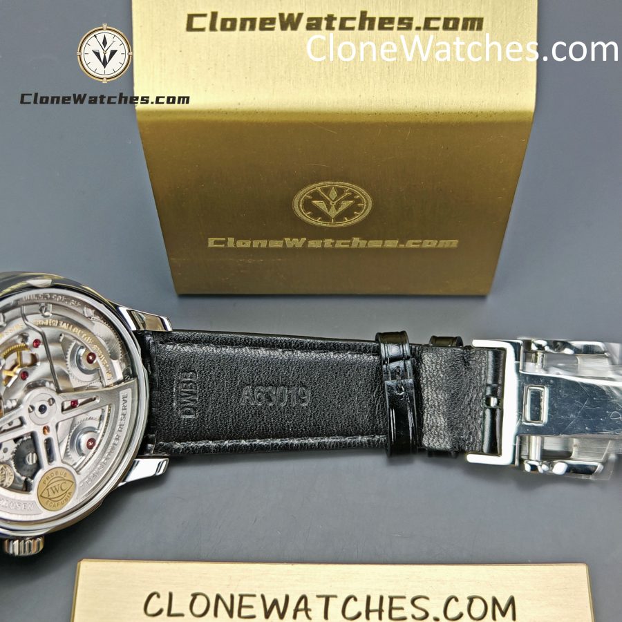 IWC Super Clone Watches 1:1 Portugieser Automatic 42MM Burgundy Dial IW500714 - Image 9
