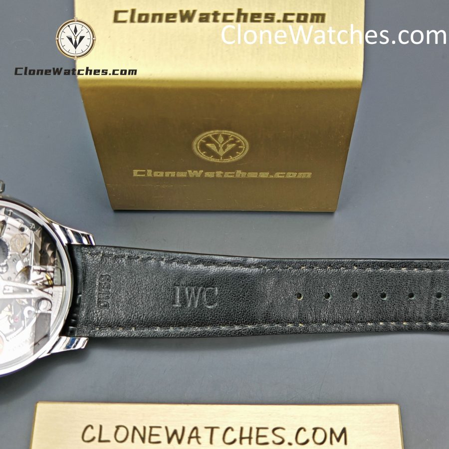 IWC Super Clone Watches 1:1 Portugieser Automatic 42MM Burgundy Dial IW500714 - Image 11