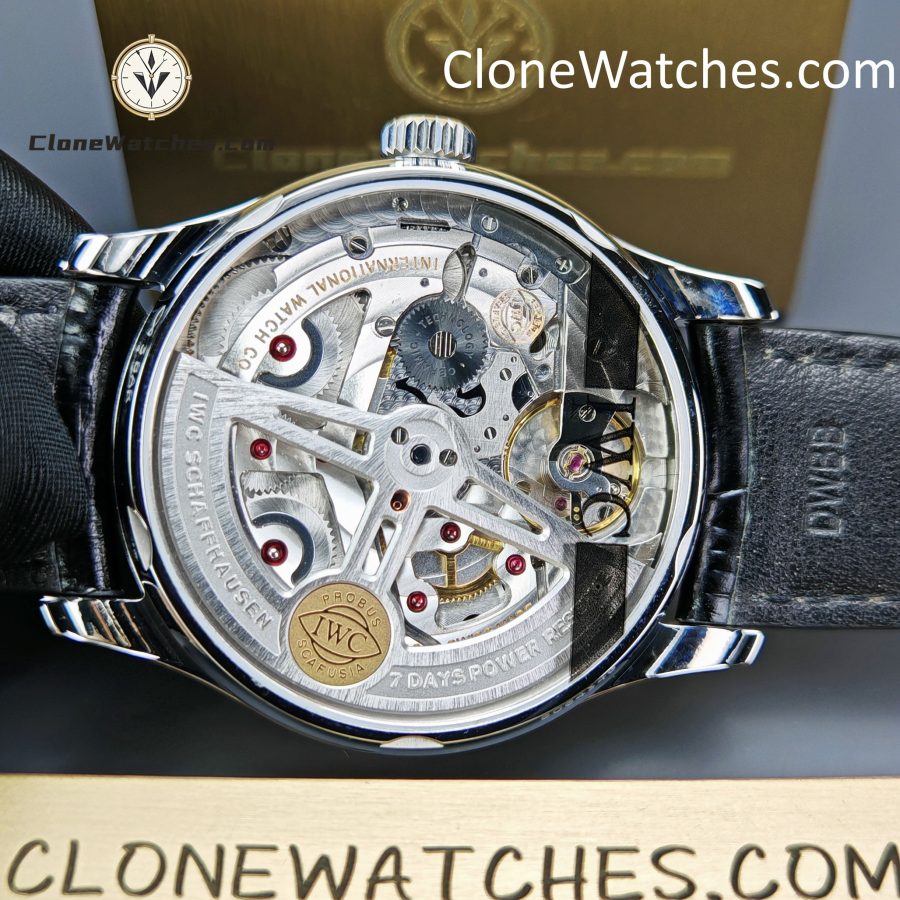 IWC Super Clone Watches 1:1 Portugieser Automatic 42MM Burgundy Dial IW500714 - Image 12