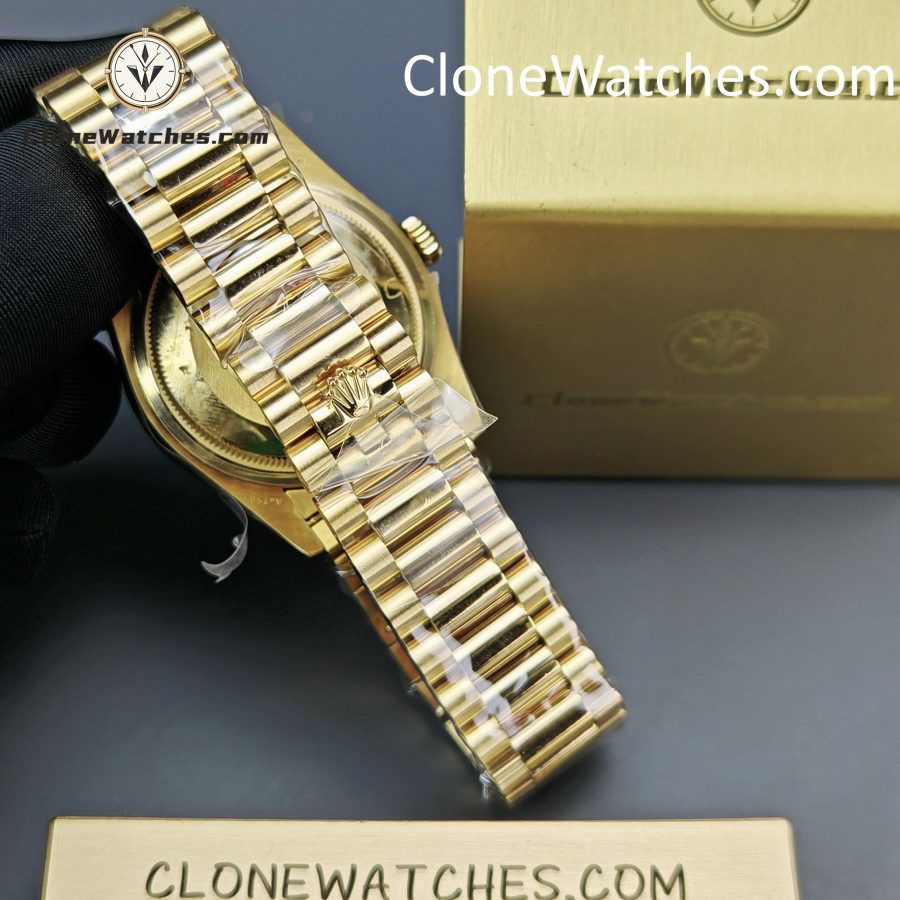 Rolex Super Clone Watches 1:1 Day Date Mother of Pearl Diamond Dial m128398tbr-0004 3255 Movement 36 mm - Image 13
