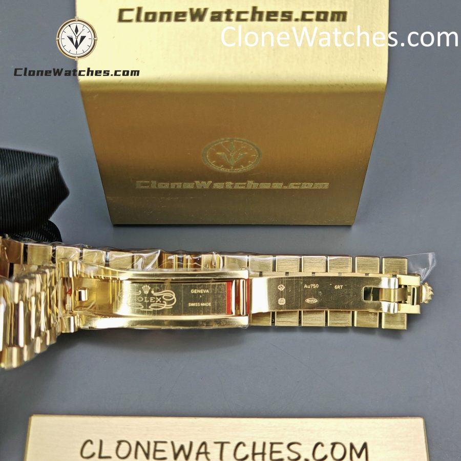 Rolex Super Clone Watches 1:1 Day Date Mother of Pearl Diamond Dial m128398tbr-0004 3255 Movement 36 mm - Image 11