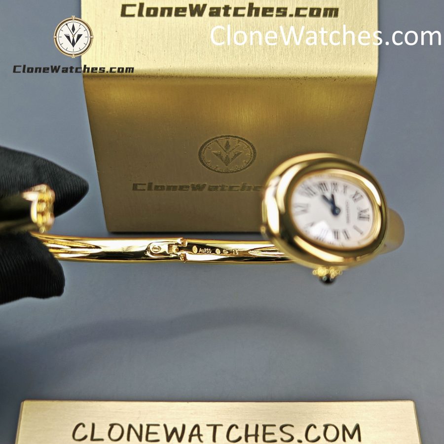 Cartier Super Clone Watches 1:1 Baignoire 18K Gold White Dial WGBA0018 - Image 7
