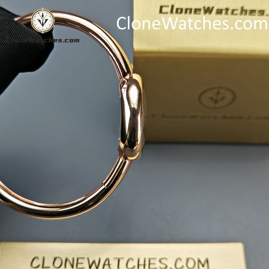 Cartier Super Clone Watches 1:1 Baignoire Rose Gold White Dial WGBA0019 - Image 4