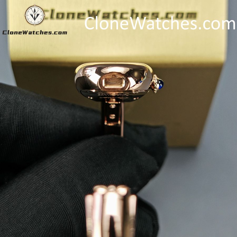 Cartier Super Clone Watches 1:1 Baignoire Rose Gold White Dial WGBA0019 - Image 6