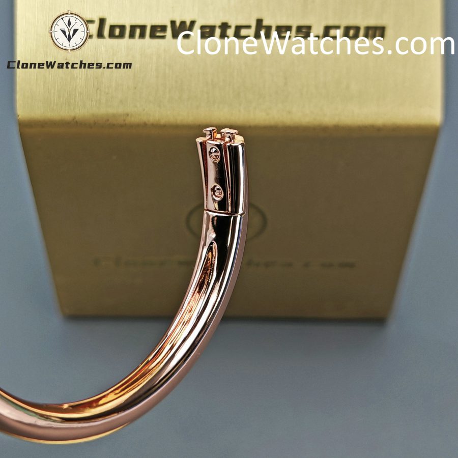 Cartier Super Clone Watches 1:1 Baignoire Rose Gold White Dial WGBA0019 - Image 7