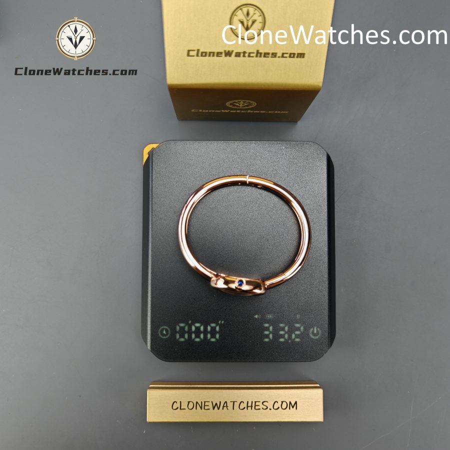 Cartier Super Clone Watches 1:1 Baignoire Rose Gold White Dial WGBA0019 - Image 10