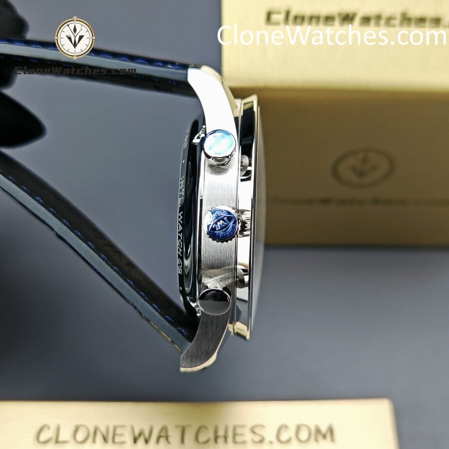 IWC Super Clone Watches 1:1 Portugieser Chronograph Silver Dial 41MM IW371605 - Image 6