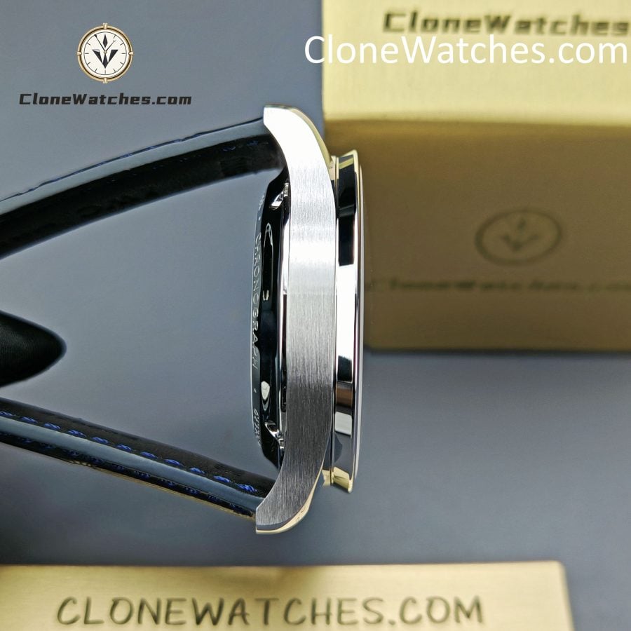 IWC Super Clone Watches 1:1 Portugieser Chronograph Silver Dial 41MM IW371605 - Image 7