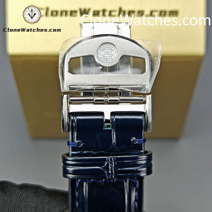 IWC Super Clone Watches 1:1 Portugieser Chronograph Silver Dial 41MM IW371605 - Image 8