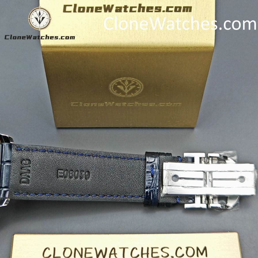 IWC Super Clone Watches 1:1 Portugieser Chronograph Silver Dial 41MM IW371605 - Image 9