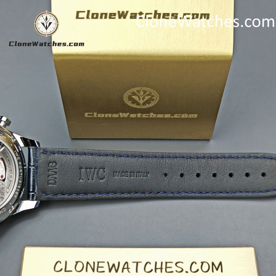 IWC Super Clone Watches 1:1 Portugieser Chronograph Silver Dial 41MM IW371605 - Image 12