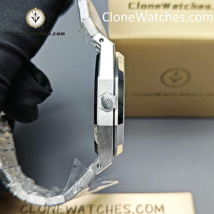 Audemars Piguet Super Clone Watches 1:1 Royal Oak Frost 15454BC Black Dial 37mm - Image 8
