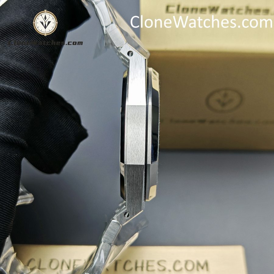 Audemars Piguet Super Clone Watches 1:1 Royal Oak Frost 15454BC Black Dial 37mm - Image 9