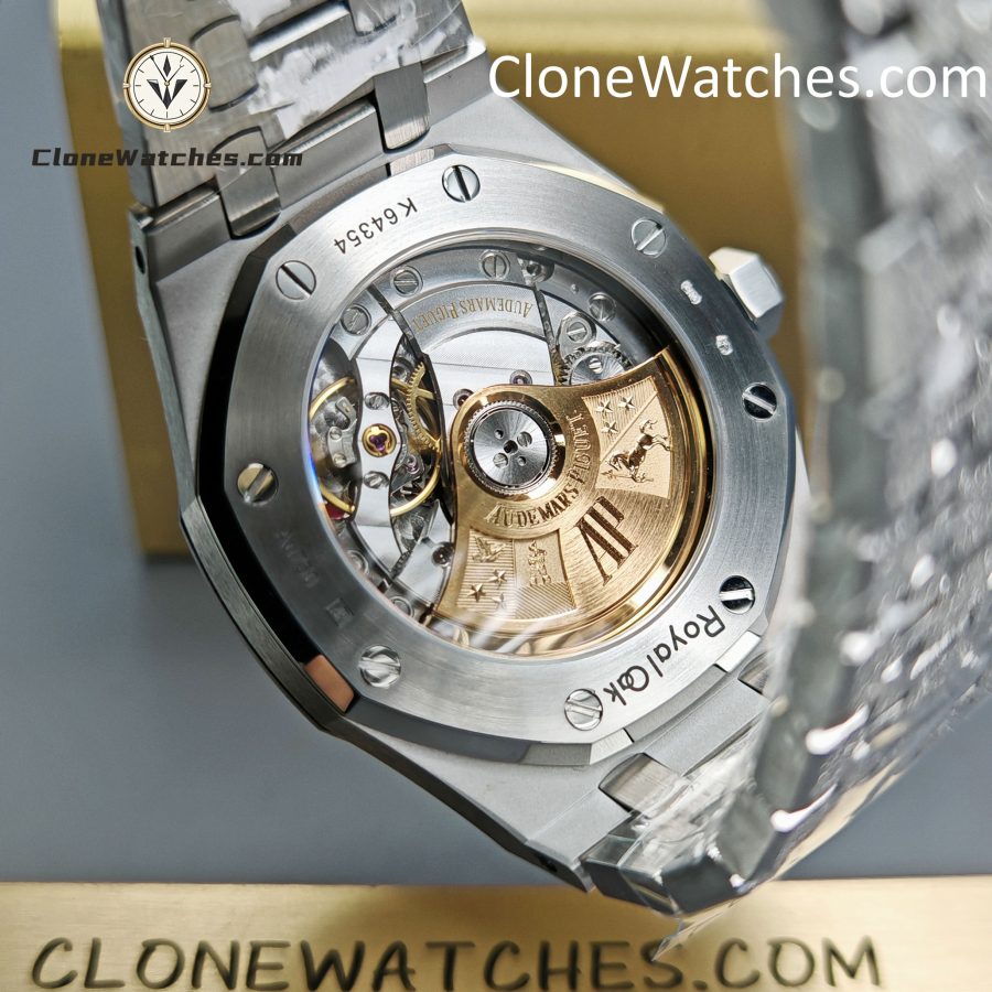 Audemars Piguet Super Clone Watches 1:1 Royal Oak Frost 15454BC Black Dial 37mm - Image 11